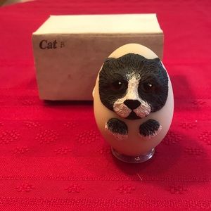 Eggcentrics Black Cat Sculpture